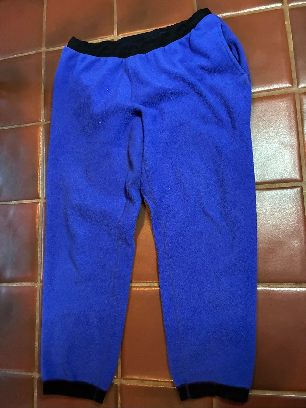 REI Co Op Trailmade Fleece Pants Unisex XL Blue USA Jogger Sweatpants Camping